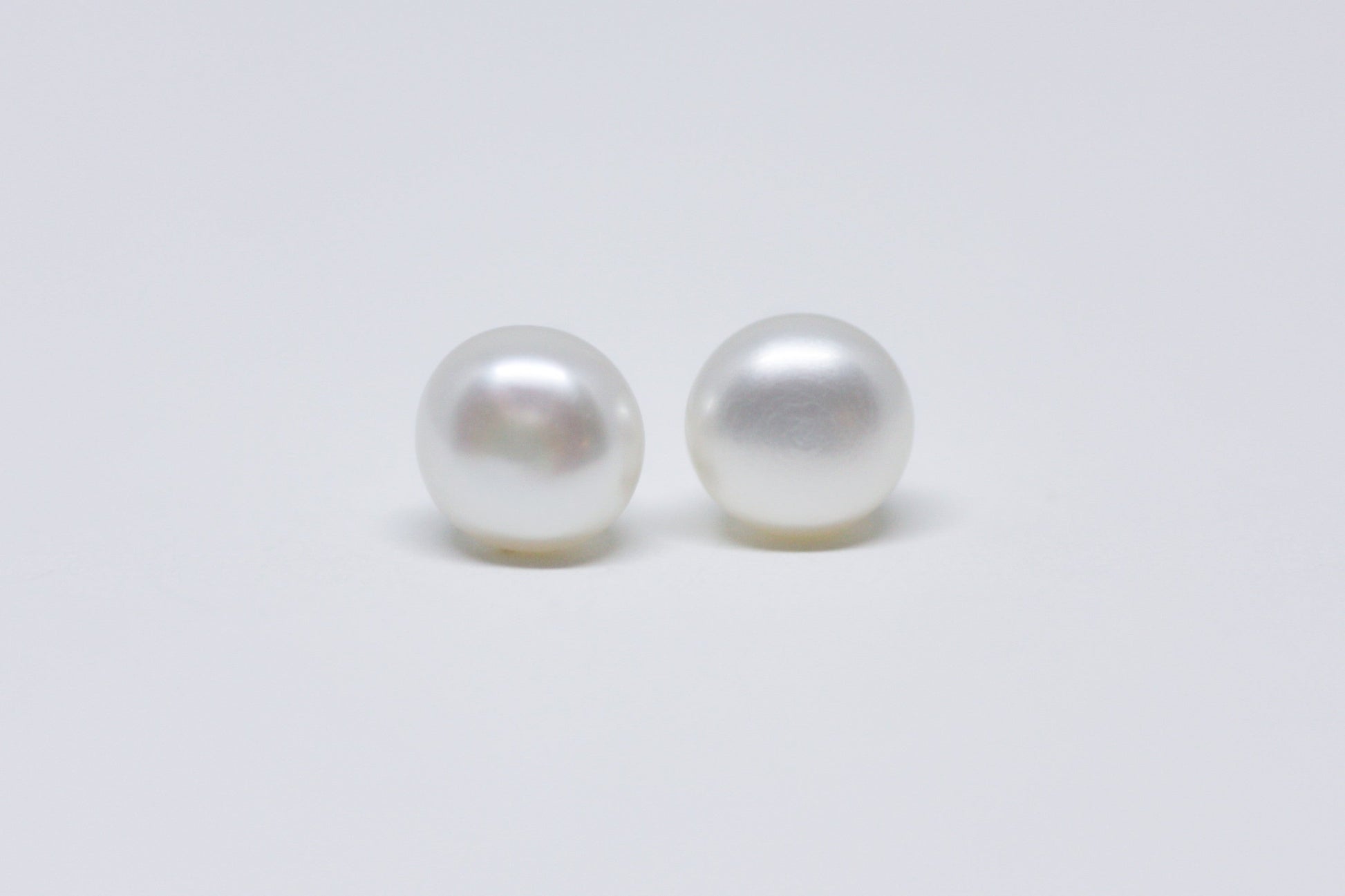 White Pearl Stud Earrings 5mm - Velora Luxury Fashion