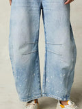 Wide Leg Relaxed Fit Jeans - Velora Luxury Fashion