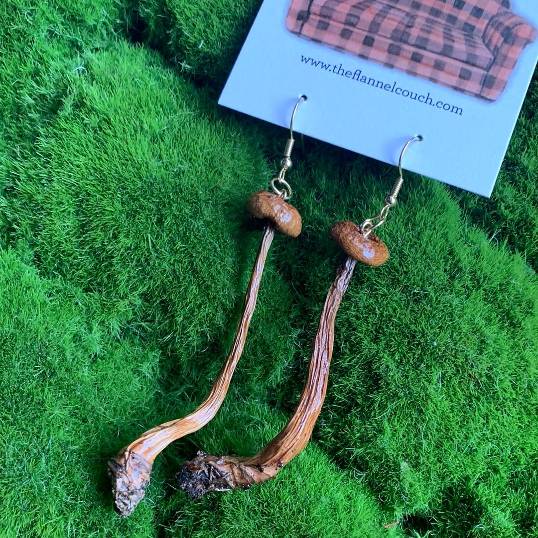 Wild Ontario Mushrooms Earrings - Velora Luxury Fashion