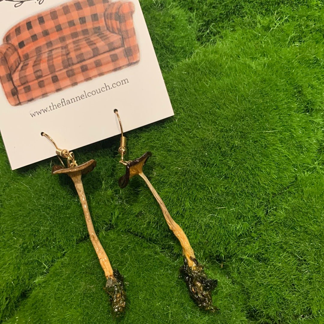 Wild Ontario Mushrooms Earrings - Velora Luxury Fashion