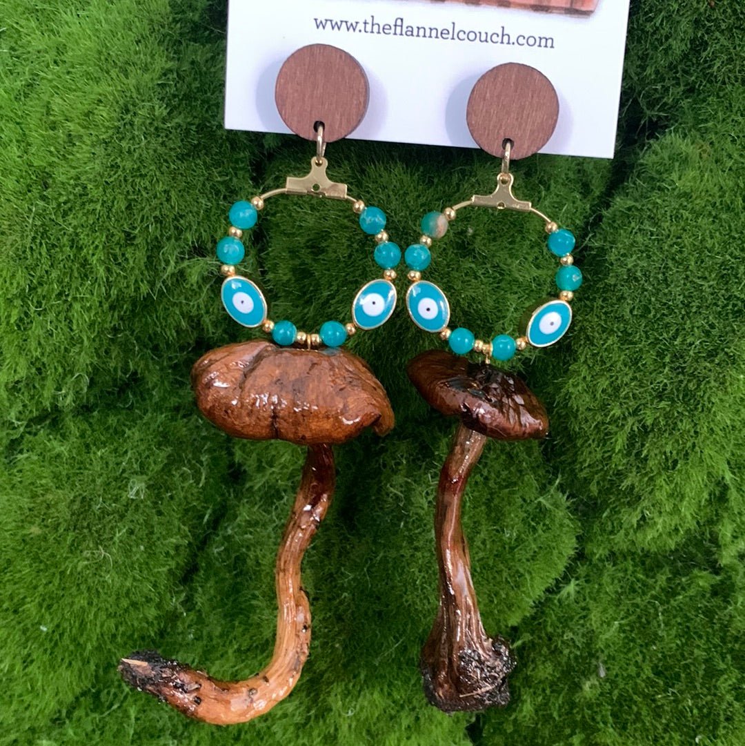 Wild Ontario Mushrooms Earrings - Velora Luxury Fashion