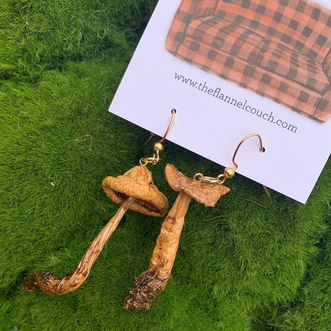 Wild Ontario Mushrooms Earrings - Velora Luxury Fashion
