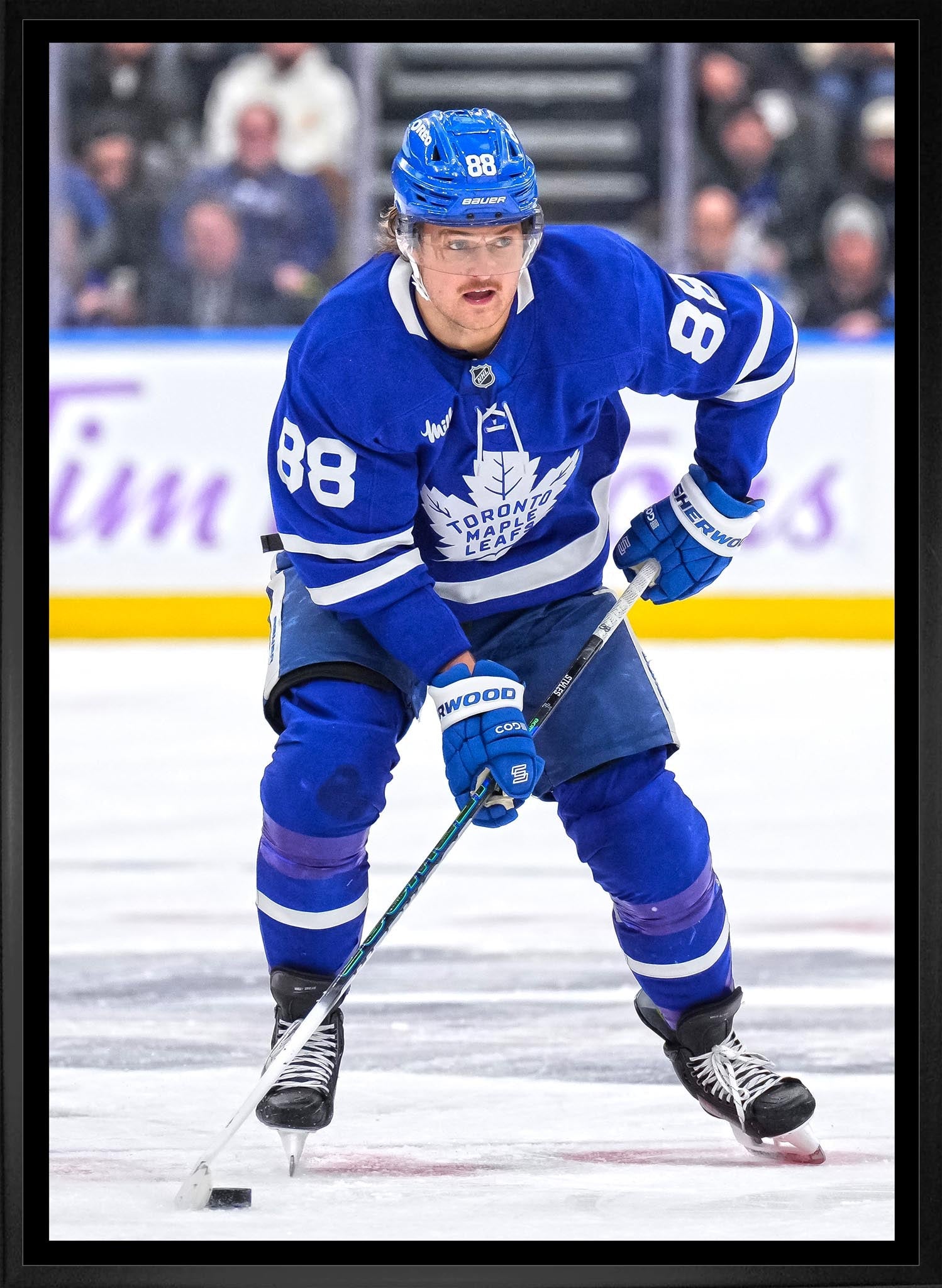 William Nylander 20x29 Framed Canvas Toronto Maple Leafs - Velora Luxury Fashion