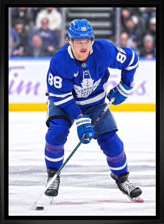 William Nylander 20x29 Framed Canvas Toronto Maple Leafs - Velora Luxury Fashion