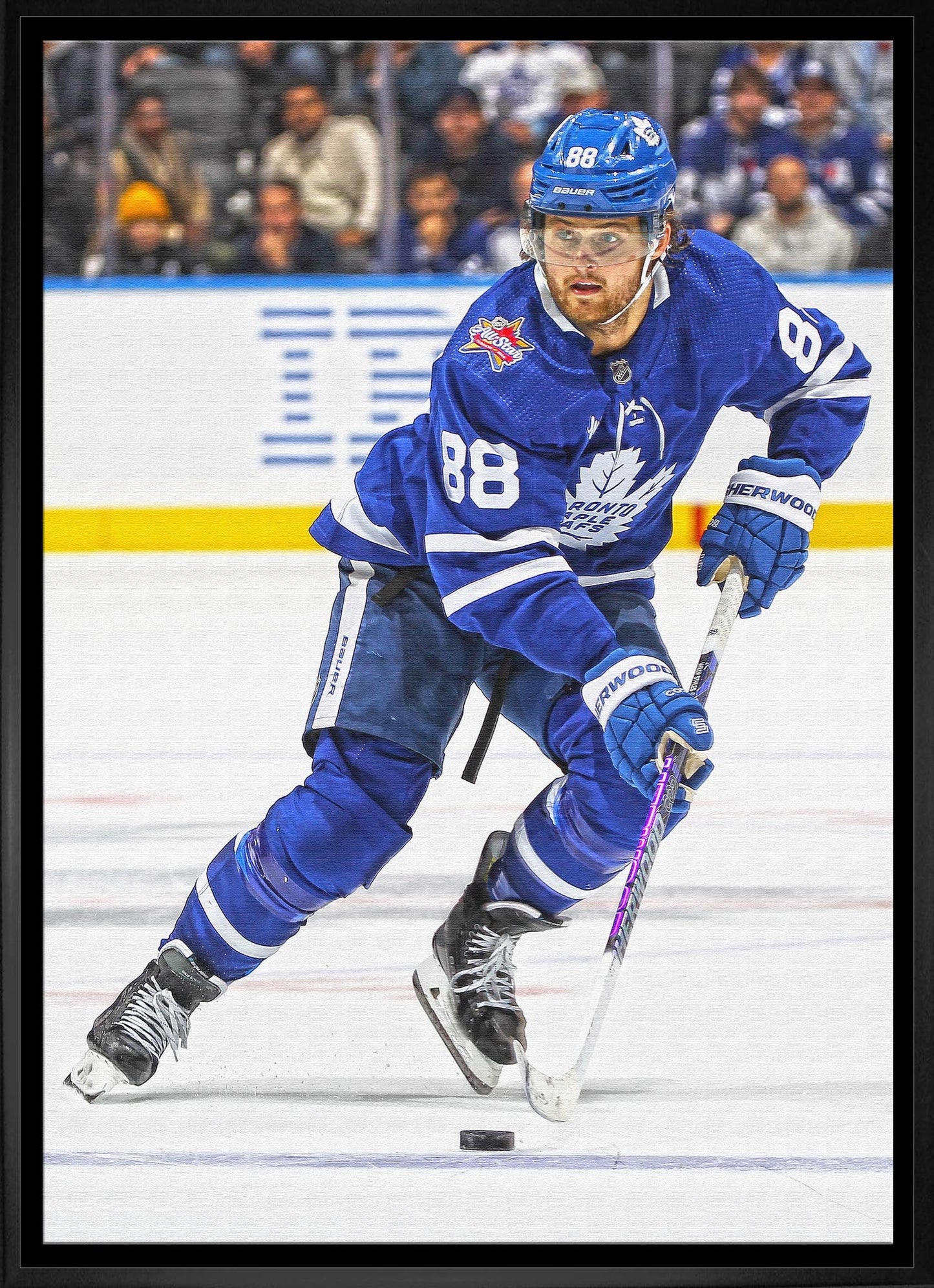 William Nylander Framed 20x29 Canvas Maple Leafs Action-V - Velora Luxury Fashion