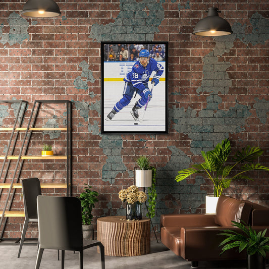 William Nylander Framed 20x29 Canvas Maple Leafs Action-V - Velora Luxury Fashion