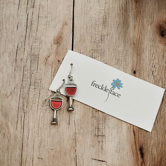 Wine Lover Earrings - Velora Luxury Fashion