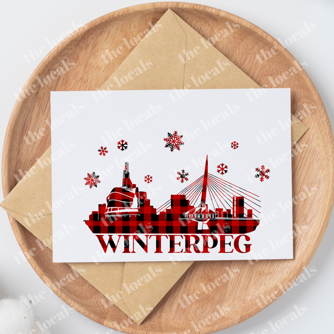 Winnipeg "Winterpeg" Greeting Card - Velora Luxury Fashion