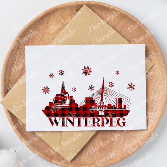 Winnipeg "Winterpeg" Greeting Card - Velora Luxury Fashion