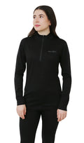 Women's 100% Merino Wool 1/4 Zip Pullover 190 GSM - Velora Luxury Fashion