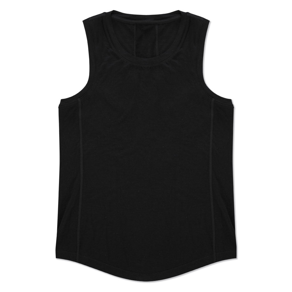 Women's Merino Wool Tank Top with Crew Neck - Velora Luxury Fashion