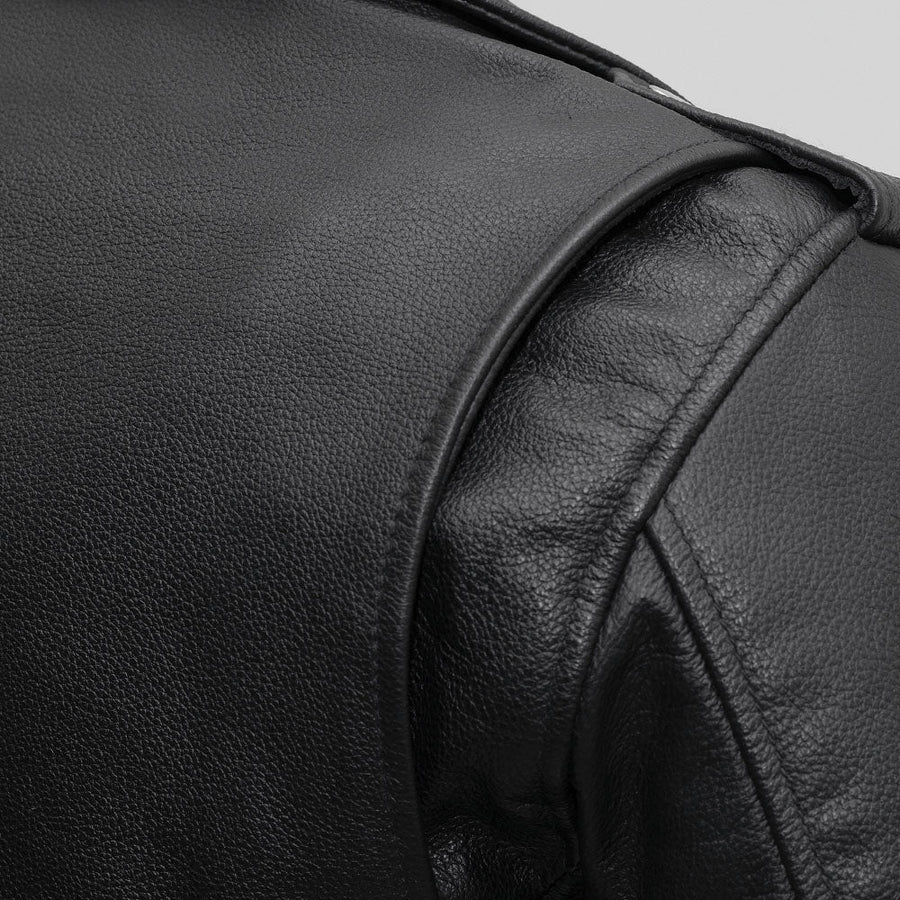 Women’s Motorcycle Leather Jacket. Quilted Thermal Liner & Cowhide - Velora Luxury Fashion