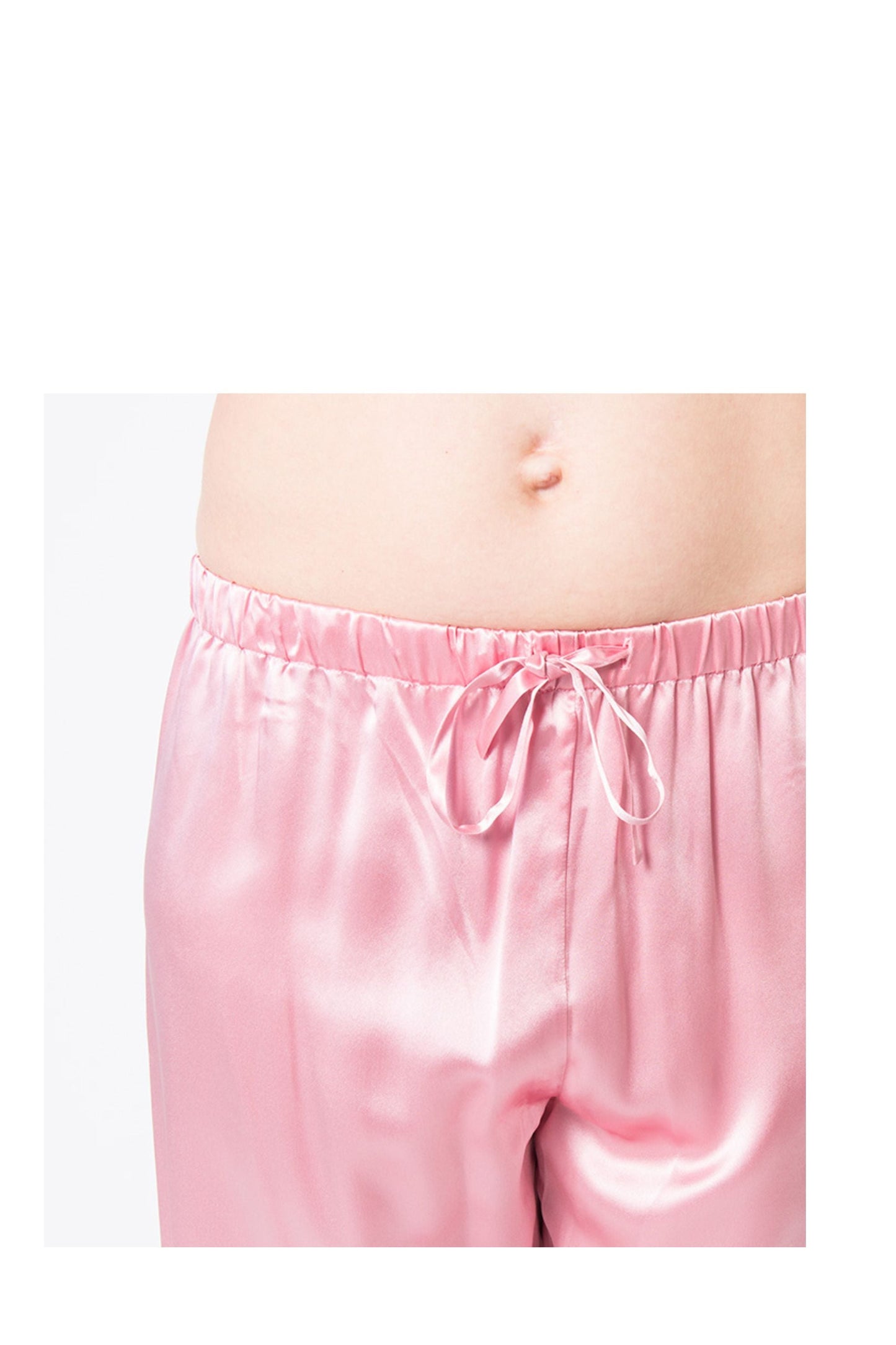 Women's Mulberry Silk Pajama Set Pink - Velora Luxury Fashion