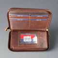 Women's Zip-Around Clutch Wallet - Velora Luxury Fashion