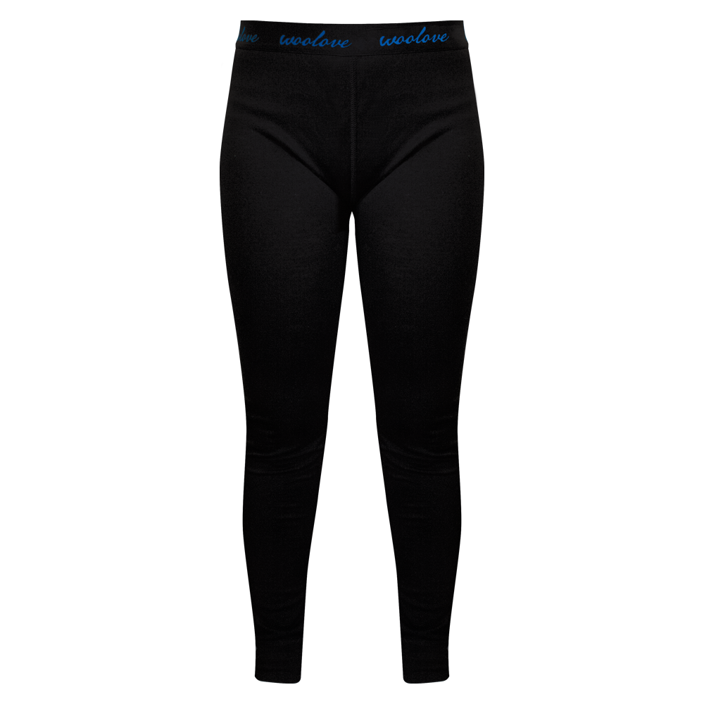Women's 100% Merino Wool Long Underwear Base Layer Leggings 190 GSM - Midweight Woolove Apparel