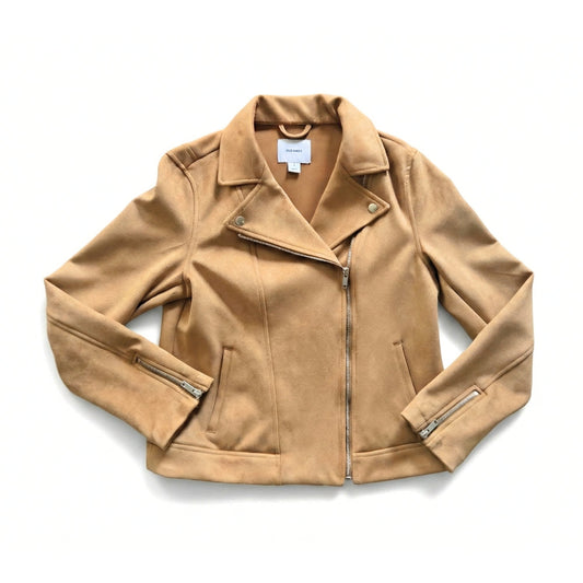 Women's [M] Sueded-Knit Moto Jacket | Old Navy Sassy's Garage