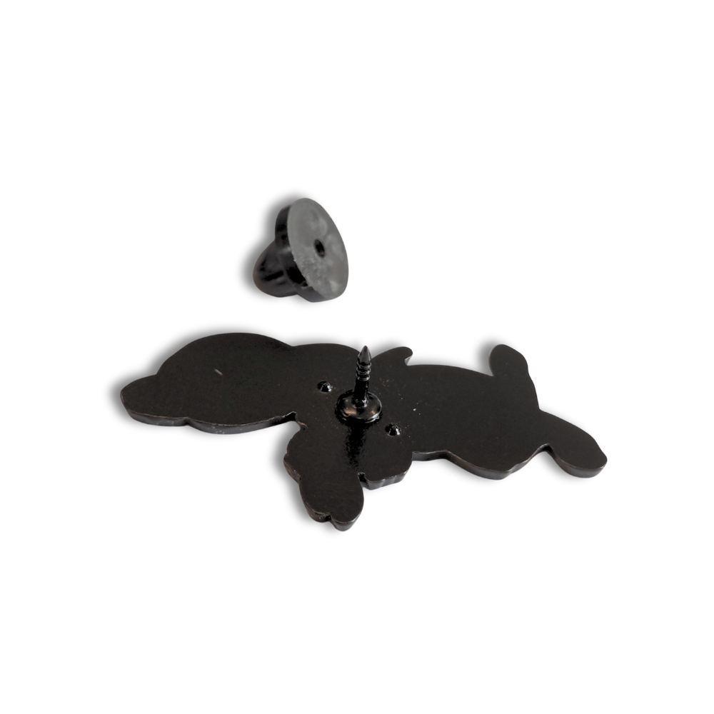 White Rabbit with Pocket Watch (Green) | Collectible Pin - Velora