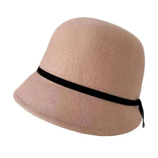 Wool Felt Hats Fine Bow Ladies - Velora