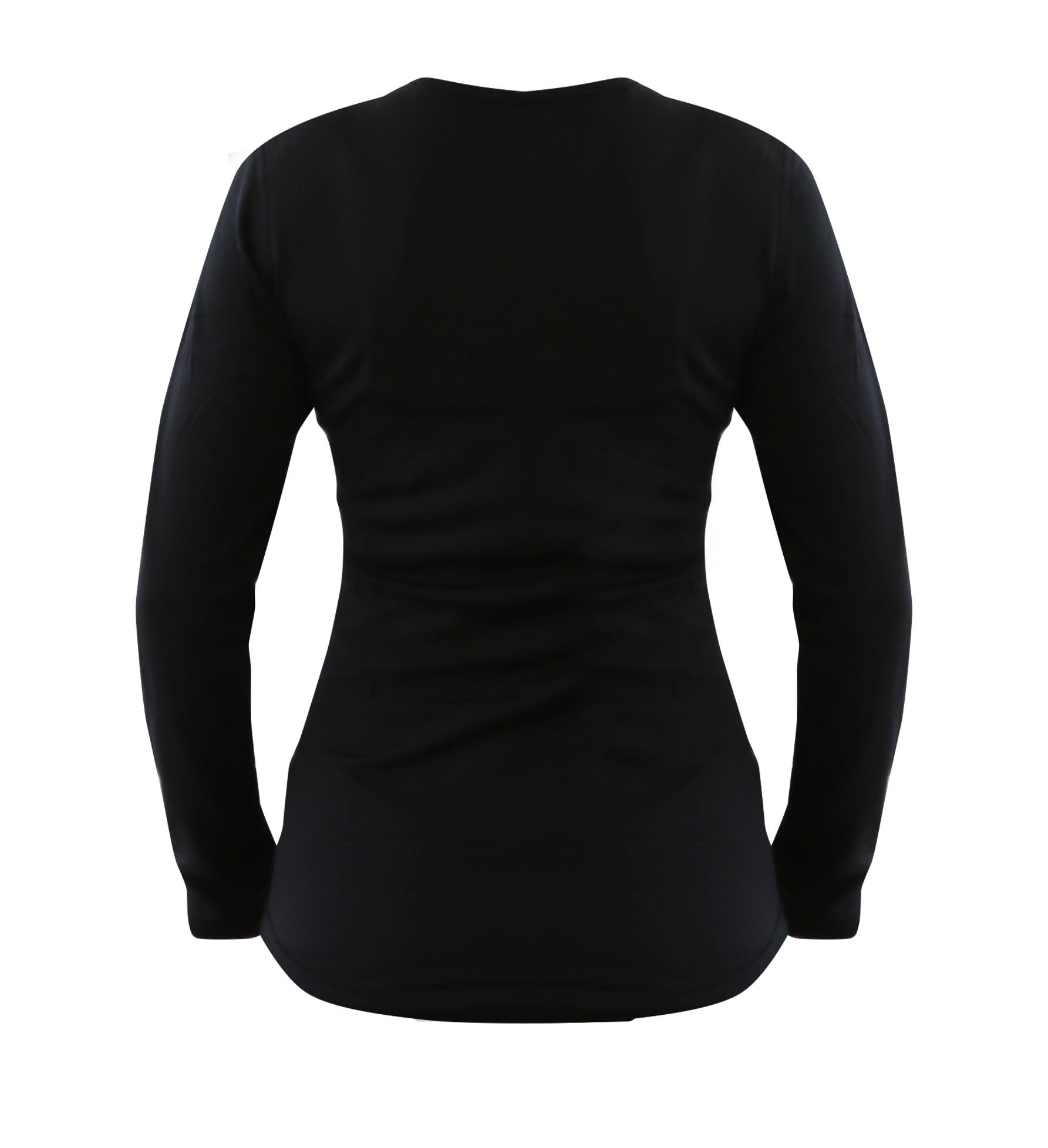 Women's 100% Merino Wool Base Layer Long Sleeve Crew Neck Shirt 190 GSM - Velora