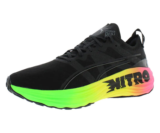 PUMA EternalStride Nitro Futrograde Black/Green Gecko Athletic 11D