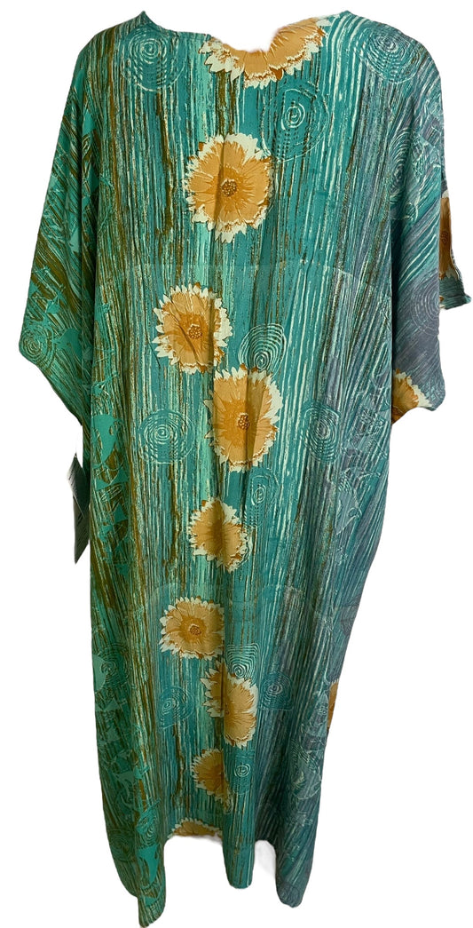 PRC6774 Avatar Pure Silk Maxi Kaftan - Velora
