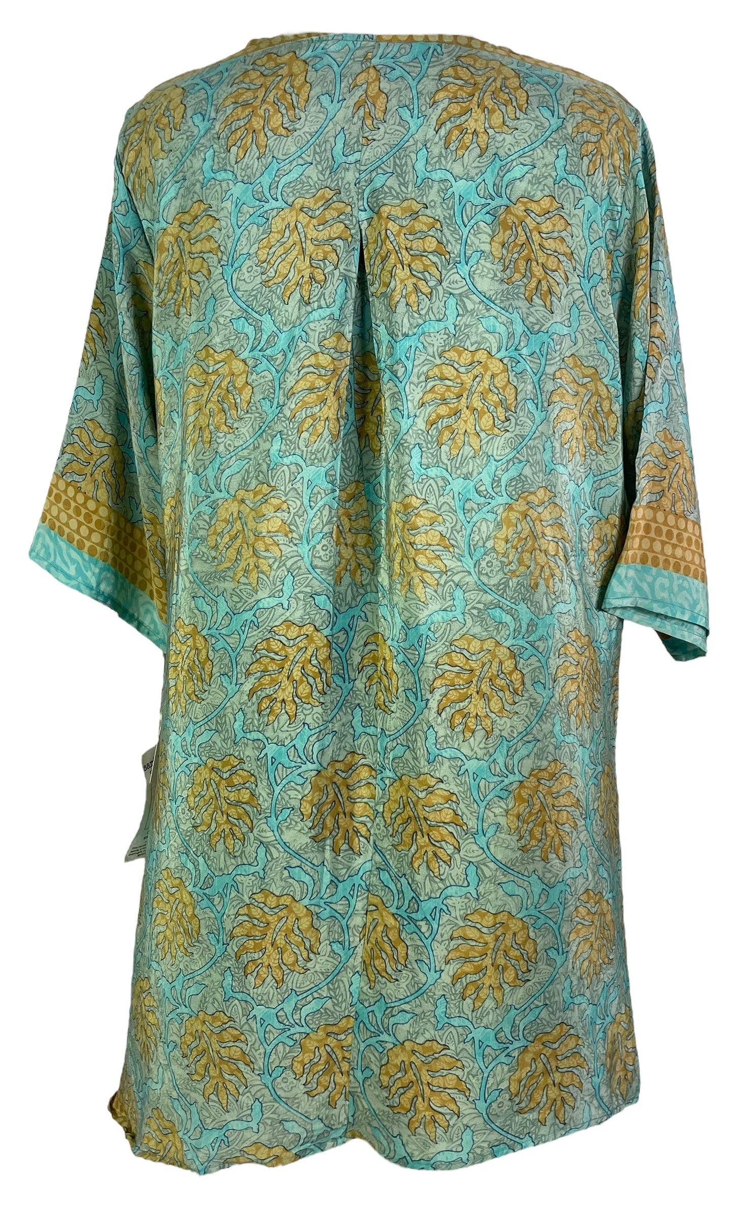 PRC6536 Avatar Pure Silk Self Pocket Tunic Dress - Velora