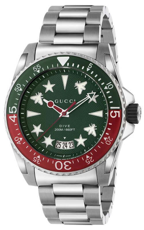 Gucci Dive XL 45mm Mens Watch YA136222 - Velora