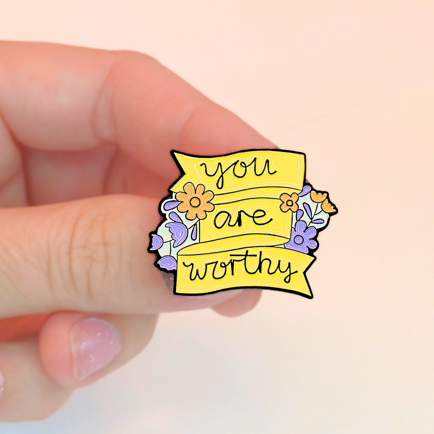 You Are Worthy | Collectible Pin - Velora