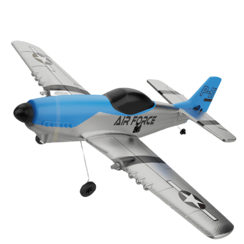 Z63 AIR FORCE 3CH RC Airplane with Gyro, Dual Motors & 2 Batteries for Beginners - Velora Luxury Fashion