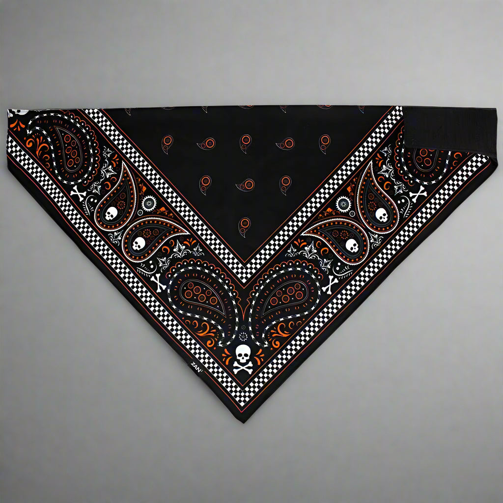 ZANheadgear 3 In 1 Classic Paisley Bandana Boutique of Leathers/Open Road