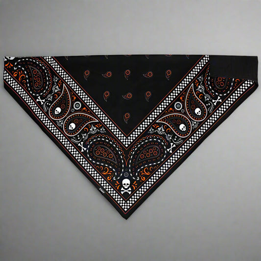 ZANheadgear 3 In 1 Classic Paisley Bandana Boutique of Leathers/Open Road