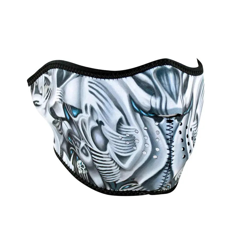 ZANheadgear Bio-mechanical Neoprene Half Mask - Velora Luxury Fashion