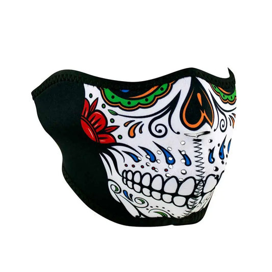 ZANheadgear Half Mask Neoprene Muerte Skull Boutique of Leathers/Open Road