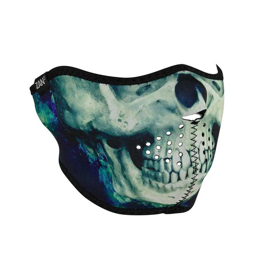 ZANheadgear Half Mask Neoprene Paint Skull Boutique of Leathers/Open Road