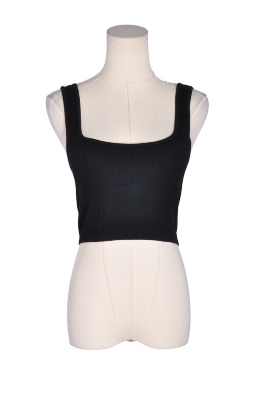 ZARA Women Crop Tops Regular fit in Black - L - Velora Luxury Fashion