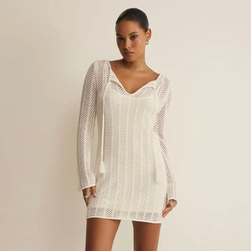 Falling Waters Crochet Dress