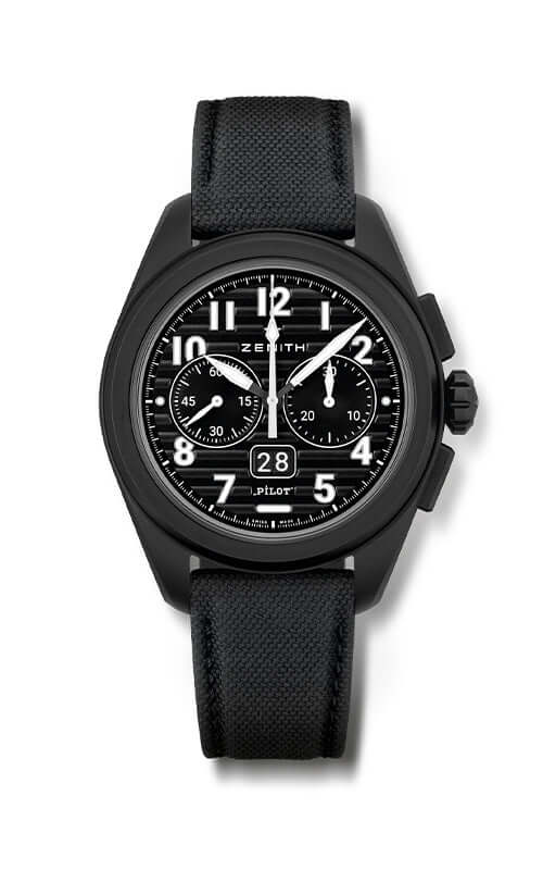 Zenith Pilot Big Date Flyback Ceramic 49.4000.3652/21.I001 - Velora