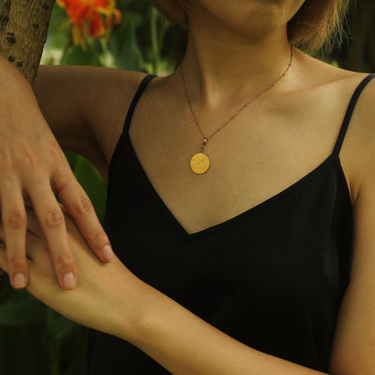 ZODIAC CONSTELLATION Double Sided Charm - Velora Luxury Fashion