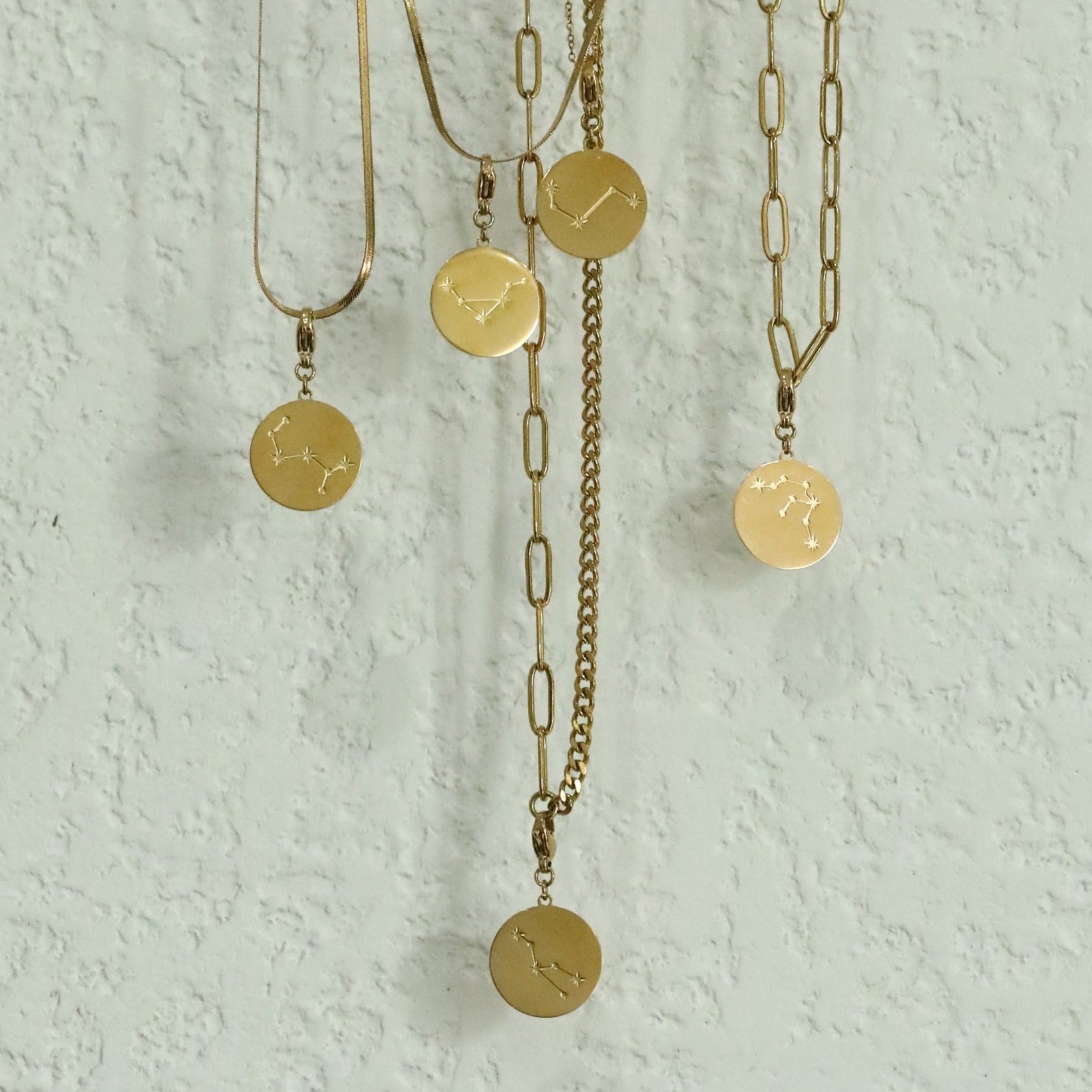 ZODIAC CONSTELLATION Double Sided Charm - Velora Luxury Fashion