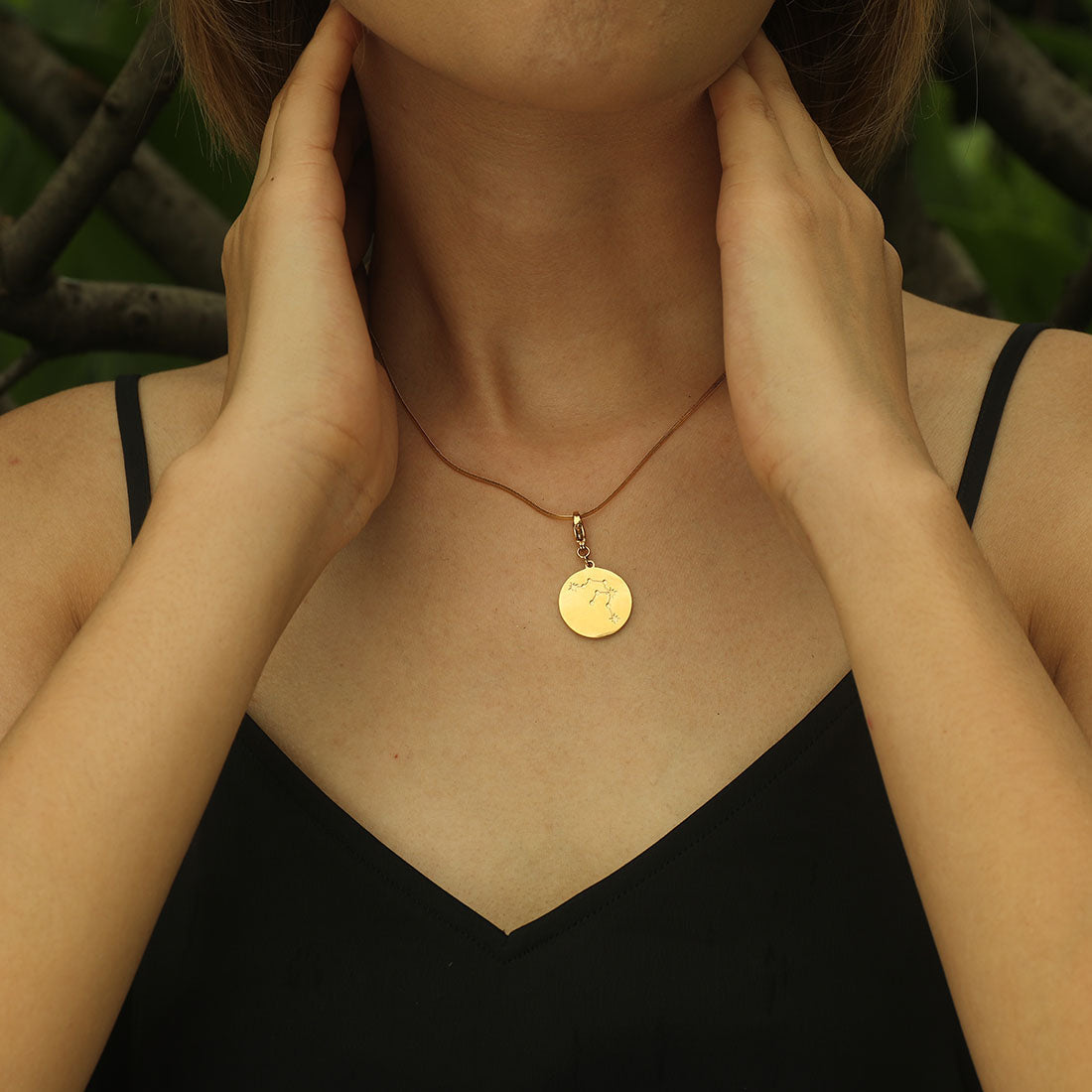 ZODIAC CONSTELLATION Double Sided Charm - Velora Luxury Fashion
