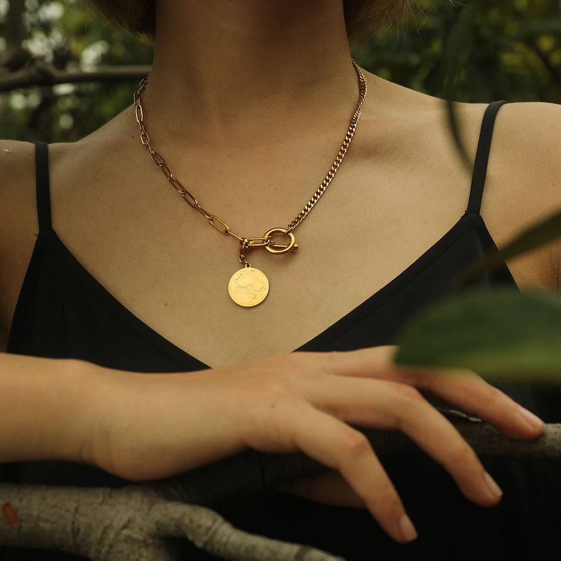 ZODIAC CONSTELLATION Double Sided Charm - Velora Luxury Fashion