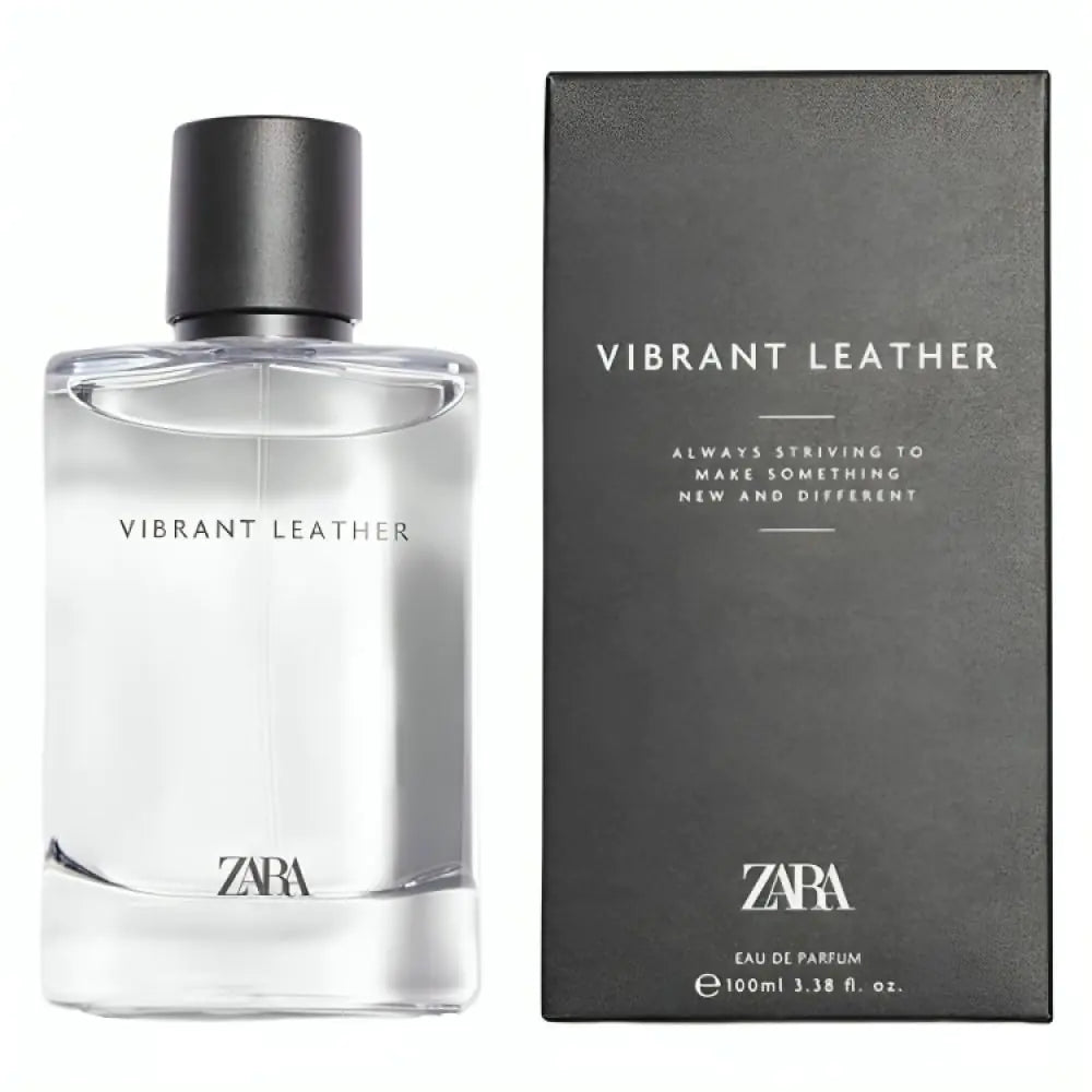 Zara Vibrant Leather EDP Eau De Parfum Cologne for Men 100 ML (3.38 FL. OZ) - Velora Luxury Fashion
