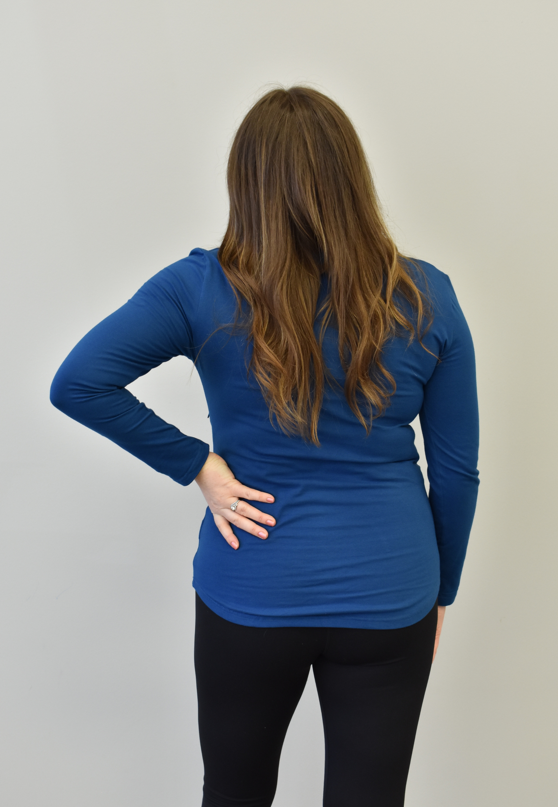 Zoe Zipper Long Sleeve Nursing Top - Velora Luxury Fashion