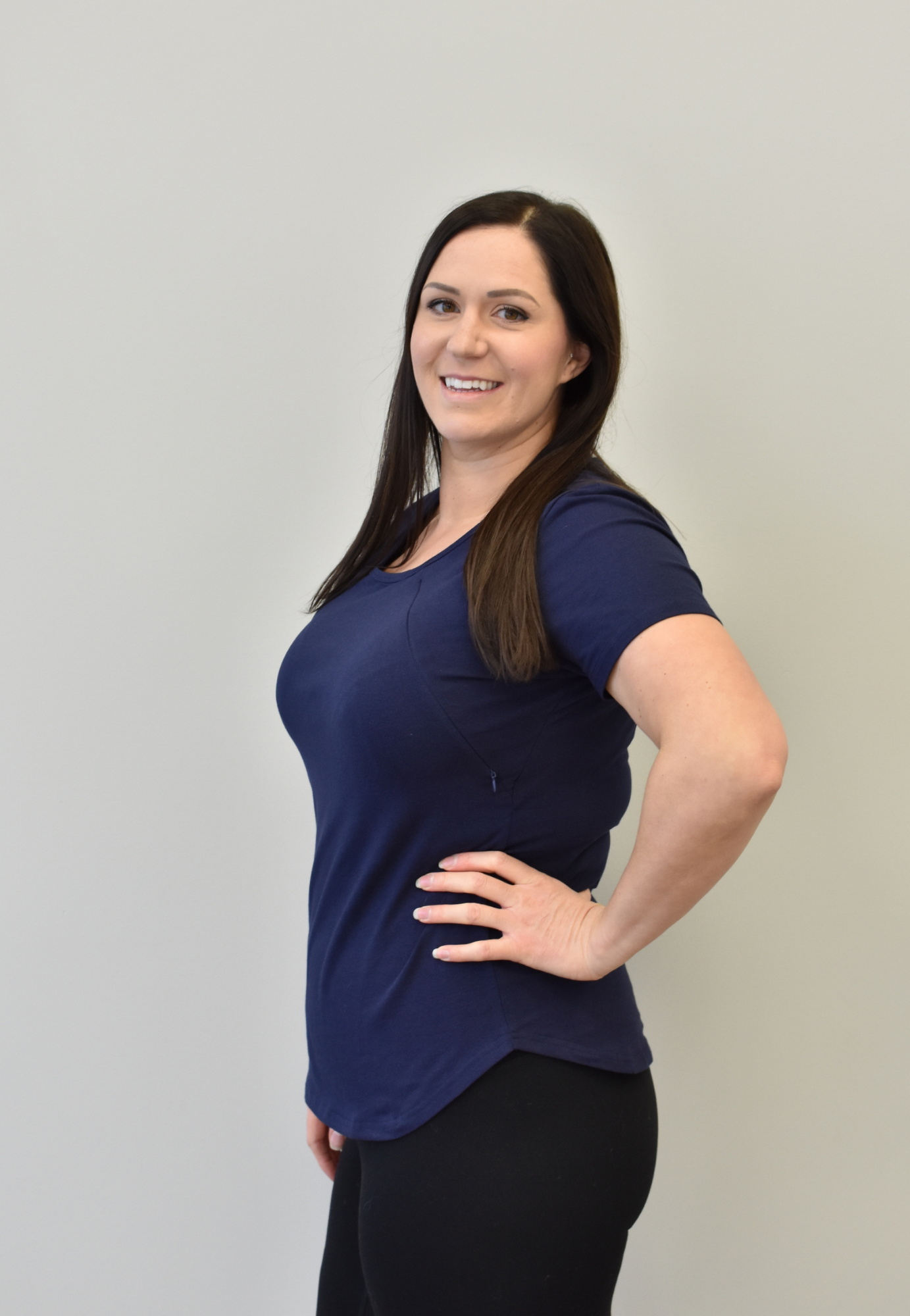 Zoe Zipper Short Sleeve Nursing Tee Shirt - Velora Luxury Fashion