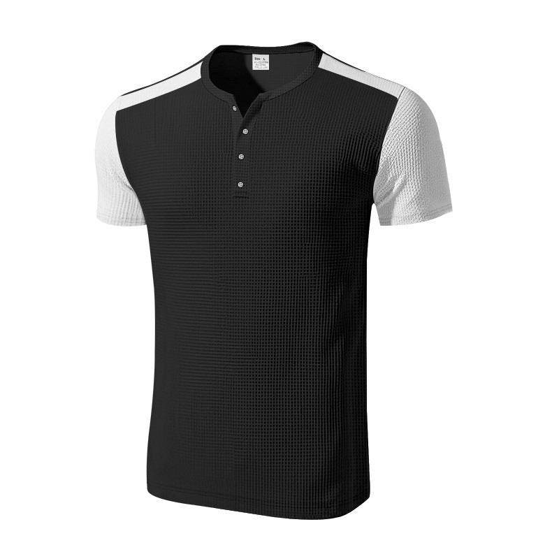 Plus Size Men's Color Block T-shirt - Velora