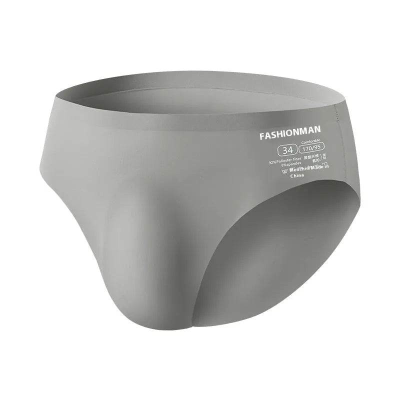 Ice Silk Men's Underwear Summer Seamless Briefs