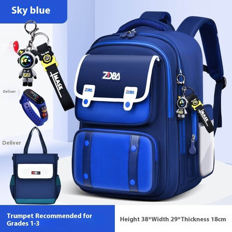 Elementary School Spine Protection Backpack Water resistant School bag - Velora