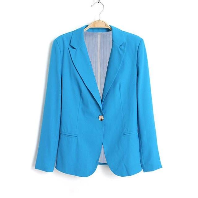 Office Ladies Black Formal Blazer Women Work Suit - Velora