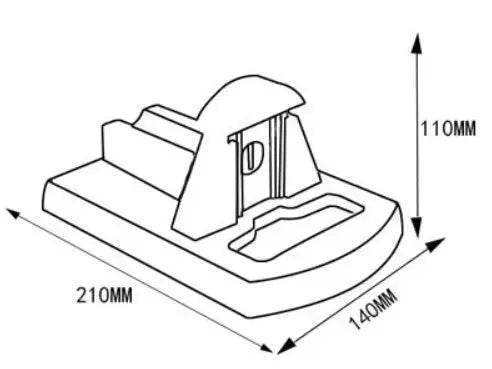 Desktop Table top Guillotine Metal Cigar Cutter - Velora