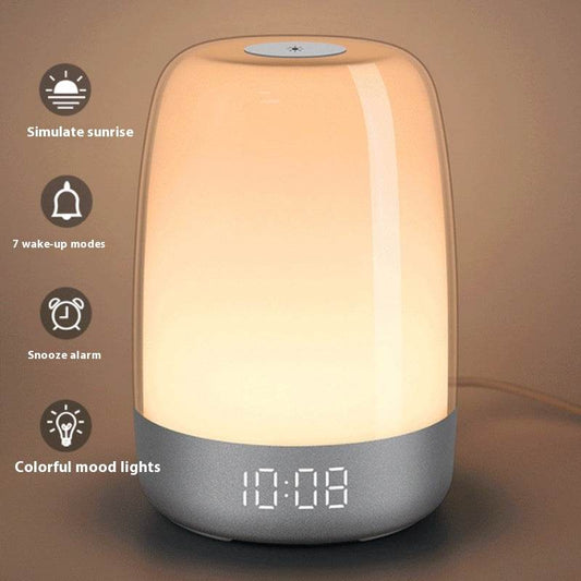 Sunrise Alarm Clock Wake-up Light Simulation Natural Sunlight Bedside Lamp - Velora